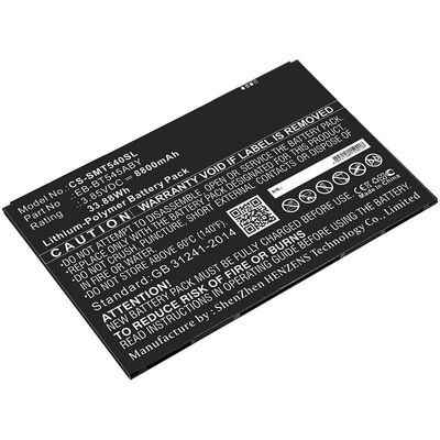 CoreParts Battery 33.88Wh Li-Pol 3.85V 8800mAh Black for Samsung Tablet 33.88Wh Li-Pol 3.85V 8800mAh Black for Samsung Tablet SM-T540, SM-T545,
