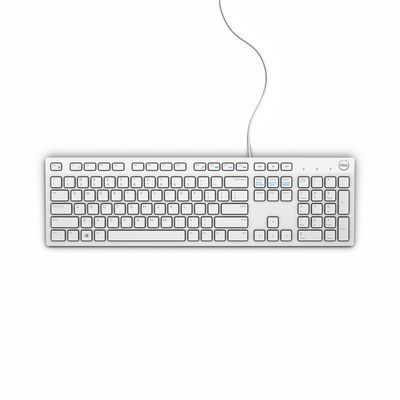 DELL Wired Keyboard KB216 US International QWERTY White