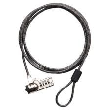 Targus DEFCON T-Lock Resettable Combination Cable Lock for Laptop Computer and Desktop Security Cable