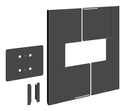 Vogel's PFA 9120 BACK COVER/CABLE  CONCEALER, PORTRAIT 42-49",  BLACK - CONNECT-IT (PFA Series)