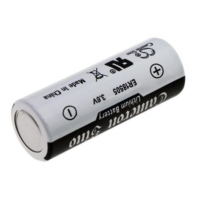 CoreParts Battery for ER18505 14.40Wh  Li-SOCl2 3.6V 4000mAh Black  14.40Wh Li-SOCl2 3.6V 4000mAh Black for Application: Water Meters, Gas meters,