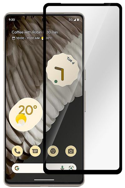 eSTUFF Google Pixel 9A Screen  Protector. Full Cover  Tempered Glass. Titan Shield