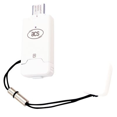 ACS ACR40T Type-C USB SIM-Sized  Smart Card Reader (Built-in  Button and Loop String included)