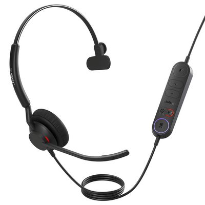 Jabra Engage 40 Mono Kablet Høretelefoner Sort