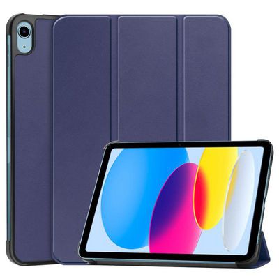CoreParts Tri-fold Caster Hard Shell  Cover - Blue For Apple iPad  10.9-inch