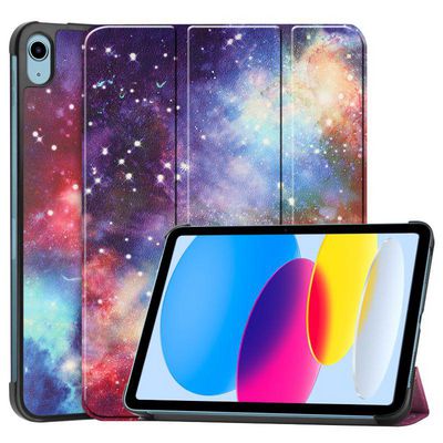 CoreParts Tri-fold Caster Hard Shell  Cover - Galaxy Style For  Apple iPad 10.9-inch