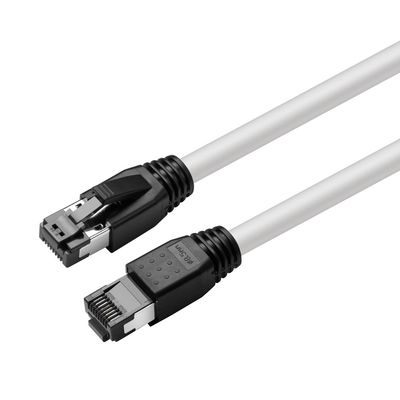 MicroConnect CAT8.1 S/FTP 3m White LSZH  Shielded Network Cable, AWG  24