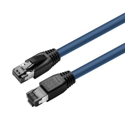 MicroConnect CAT8.1 S/FTP 10m Blue LSZH  Shielded Network Cable, AWG  24