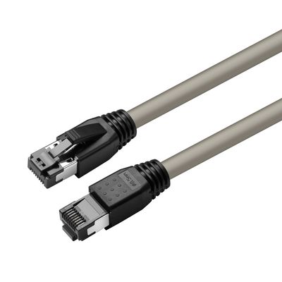 MicroConnect CAT8.1 S/FTP 3m Grey LSZH  Shielded Network Cable, AWG  24