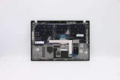 Lenovo Jazz 2.0 INTEL FRU MECH ASM C-Cover ASM w/Backlit KBD GER UK (Liteon)Black 5M10Z41281, Cover + keyboard, Lenovo