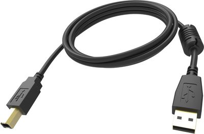 Vision Professional USB-kabel 5m Sort