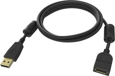 Vision Tc-2Musbext-Bl Usb Cable 2 M  Usb 2.0 Usb A Black