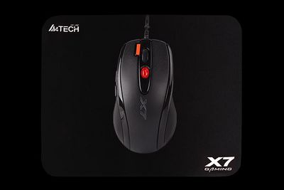 A4Tech X7 Gaming Combo X-7120 Optisk Kablet Sort