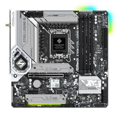 ASRock B760M Steel Legend WiFi Micro-ATX LGA1700 Intel B760