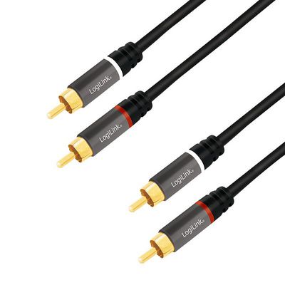 LogiLink Audiokabel 2x Cinch -> 2x Cin