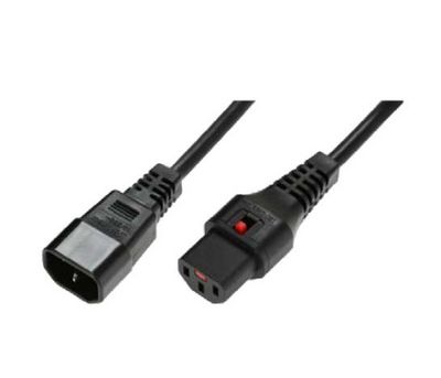 NEXT UPS Systems IEC-LOCK POWER CABLE -  IEC-C14(M)  -<lt/>lt/<gt/>gt/<gt/> IEC-C13(F) 2M
