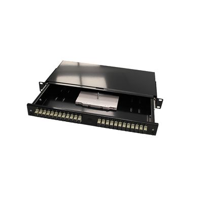 Lanview FIBER BOX: 24xSC  COUPLER+SCREW + SPLICETRAY
