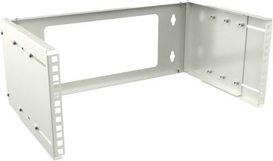 Lanview 19" 4U Adjustable Depth Open  Frame Rack Wall Mount - White