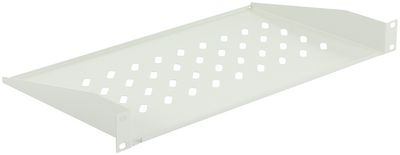 Lanview 1U 19" D=250mm RACK MOUNT  SHELF WHITE