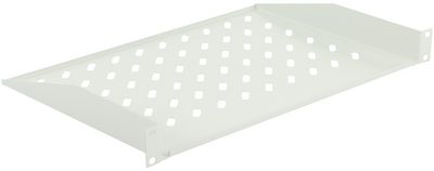 Lanview 1U 19" D=300mm RACK MOUNT SHELF WHITE