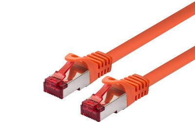 LOGON PROFESSIONAL PATCH CABLE S/FTP PIMF 20M -  CAT6 - ORANGE