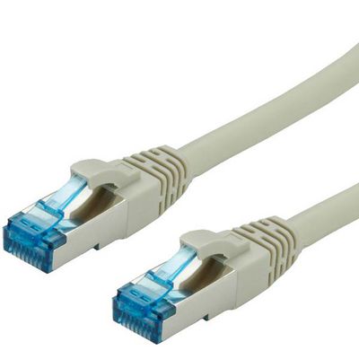Value S/Ftp Patch Cord Cat.6A, Grey  15 M