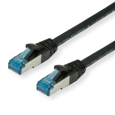 VALUE Patchkabel Kat.6A Class EA S/FTP PiMF LSOH schwarz 1,5m