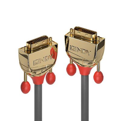 Lindy 36205 DVI kabel 7,6 m DVI-D Sort