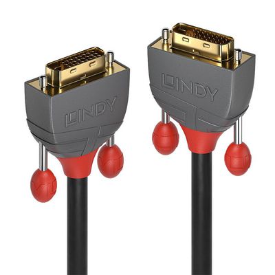 Lindy 36225 DVI kabel 7,5 m DVI-D Sort