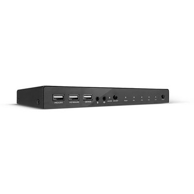 Lindy Kvm Switch Hdmi 18G, Usb 2.0  & Audio, 4 Port
