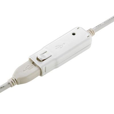 Roline Usb 2.0 Active Repeater Cable  For 12.04.1085 12 M White
