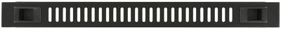 Lanview 1U 19" SNAP LOCKING, VENTED  BLANK PANEL BLACK