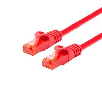LOGON PROFESSIONAL PATCH CABLE U/UTP CAT6 - 15M RED