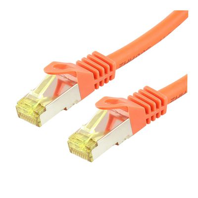 LOGON PROFESSIONAL PATCH CABLE SFTP/PIMF/LSOH 0.25M - CAT6A 500Mhz - ORANGE