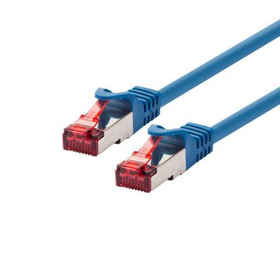 LOGON PROFESSIONAL PATCH CABLE S/FTP PIMF 15M - CAT6 - BLUE