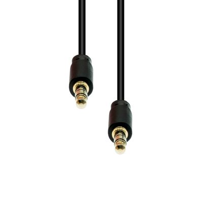ProXtend 4-Pin Slim Cable M-M Black  0.5M