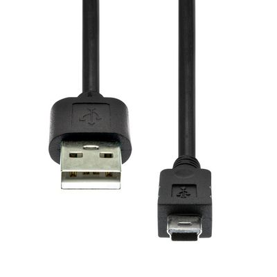 ProXtend USB 2.0 A to Mini B 5P M/M  Black 0.5M