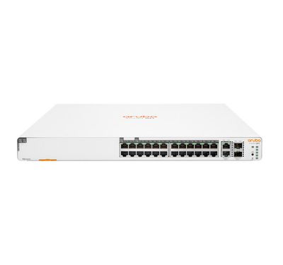Hewlett Packard Enterprise Aruba Instant On 1960 24G 20p  Class4 4p Class6 PoE 2XGT  2SFP+ 370W Managed L2+ Gigabit Ethernet (10/100/1000) Power over Ethernet (PoE)