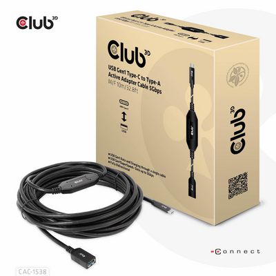 Club3D Kabel   USB 3.2 Typ C <> USB Ty