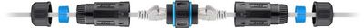 Lanview IP68 RJ45 Patch Cable Coupler CAT 6A