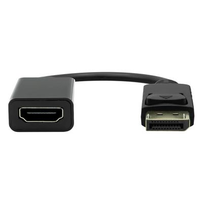 Garbot Cableadapter. DP-HDMI. M/F.  Black. 20cm