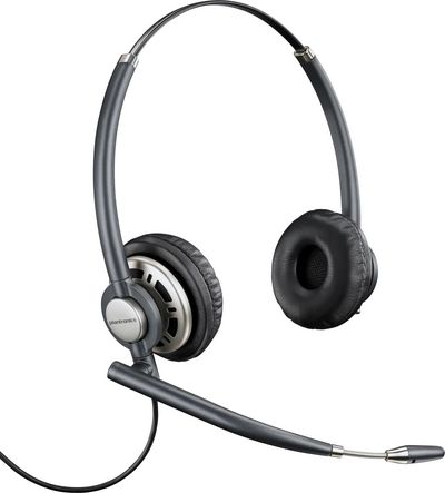 HP Poly EncorePro 720 Binaural Headset +Quick Disconnect EMEA-INTL English Loc-Euro plug headset med kabel