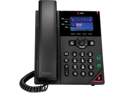 HP VVX 250 4-Line IP Phone and  PoE-enabled-WW