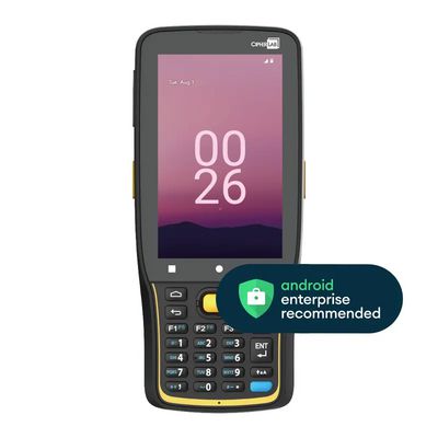 CipherLab RK26  GSM/UMTS/HSPA+/LTE,WiFi,BT,NFC ,2xSIM,MR 2D,4/64GB,16MP,25Key Num,USB Snap-On EU,A12 GMS,4000mAh