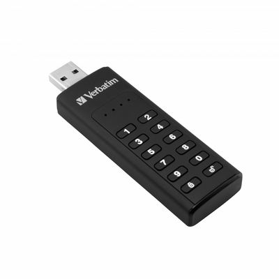 Verbatim Keypad Secure USB 3.0 With 256-BIT AES Hardware Encryption 32GB, USB A