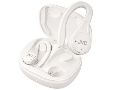 JVC Sports HA-EC25T Wireless Ear  Buds with Hook White