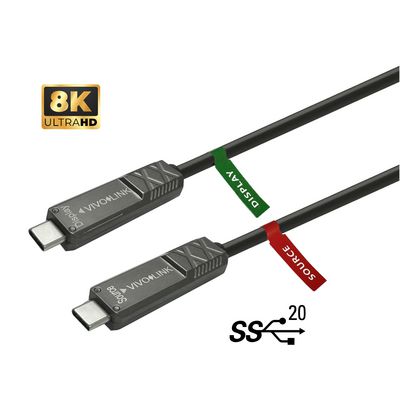 Vivolink USB-C to USB-C Cable 12.5m  for AV