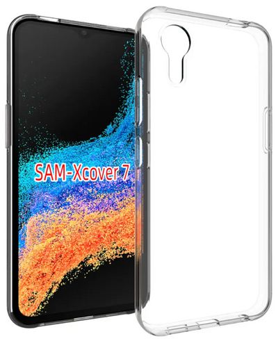 eSTUFF LONDON Galaxy Xcover 7 Clear Cover. Material: 100% TPU