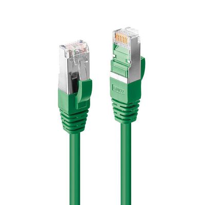 Lindy networking cable Green 0.5 m  Cat6a S/FTP (S-STP)