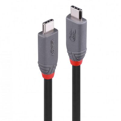 LINDY 2.0m USB4 240W Typ C Kabel, 40Gb